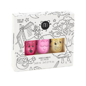 Nailmatic Water Based Nail Polish, Set of 3