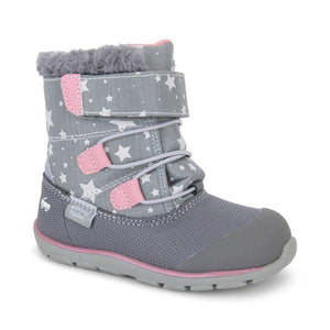 Gilman Waterproof Winter Boots -  Gray/Stars