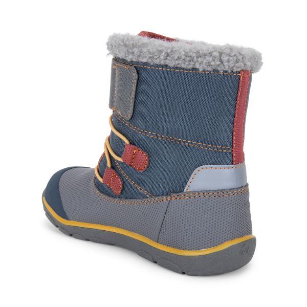 Gilman Waterproof Winter Boots -  Gray/Blue