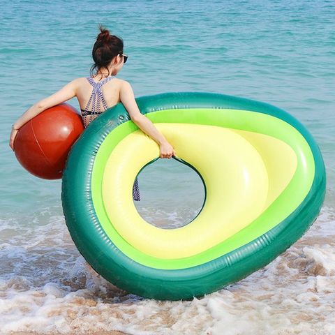 Inflatable Avocado Pool Float