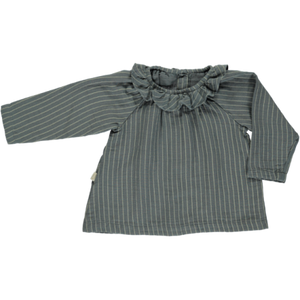 Charme Blouse - Stormy Weather Stripes