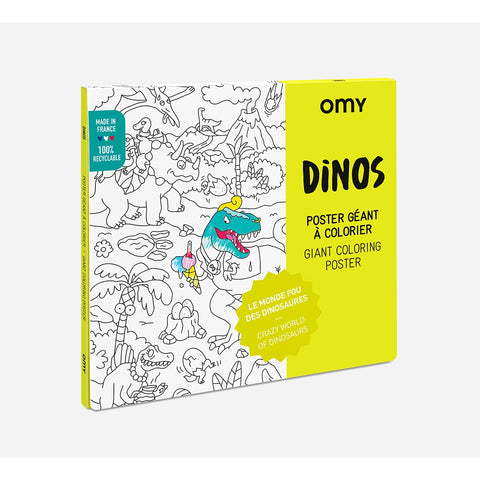 DINO Giant Colouring Poster