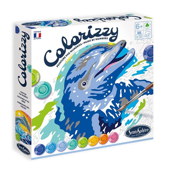 Colorizzy Paint by Numbers - Dolphins