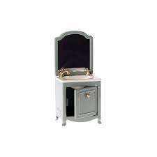 Sink Dresser w. Mirror, Mouse - Dark Mint