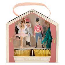 Nutcracker Cupcake Kit (x 24 toppers)