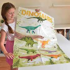 Poppik Educational Sticker Poster - Dinosaur Discovery