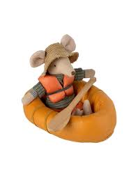 Maileg Mouse Rubber Boat