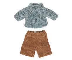 Maileg Knitted sweater and pants for big brother
