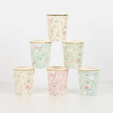 Ladurée Paris Floral Cups (x 8)