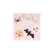 Pastel Halloween Large Napkins (x 16)