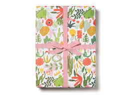Succulent Garde Gift Wrap, Single Sheet