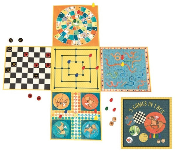 5 Games in 1 Box
