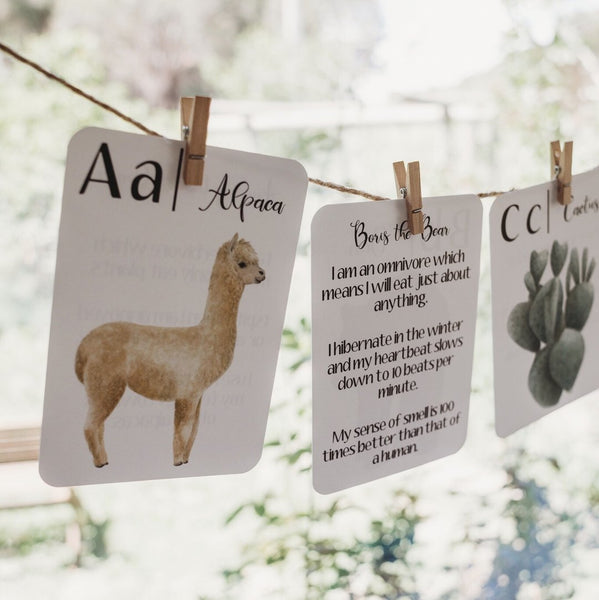 "Nature's ABC" Flashcards