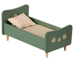 Wooden bed, Mini - Mint Blue