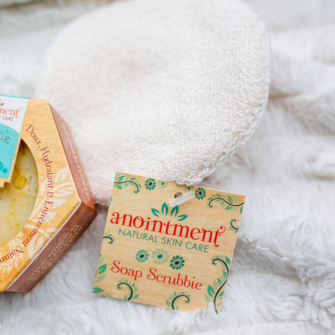 Organic Cotton Soap Scrubbie