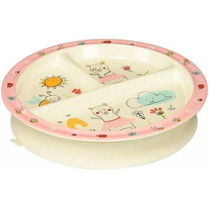 Sugarbooger Divided Suction Plate Clementine the Bear