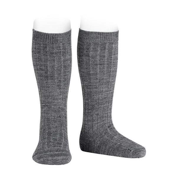 Merino Wool Rib Socks